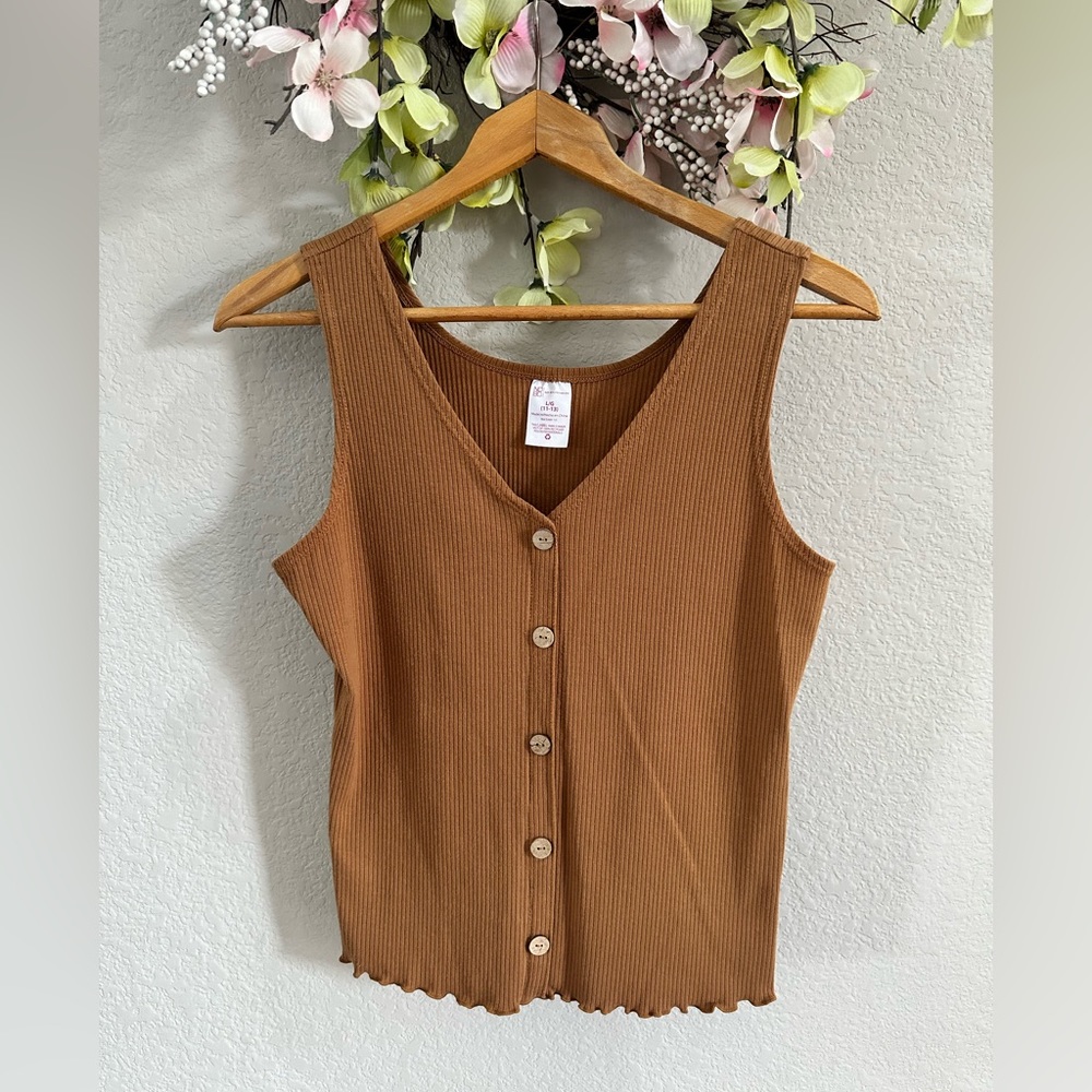No boundaries Brown sleeveless tank 11/13 - Picture 3 of 4